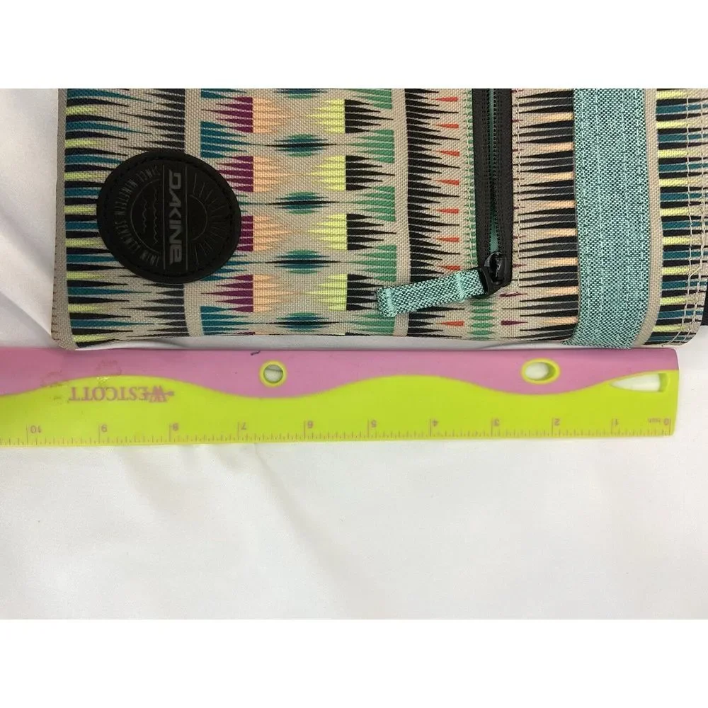 DAKINE JIVE Crossbody Purse Bag Geometric Stripe Print Season Adjustable Strap - Picture 7 of 9